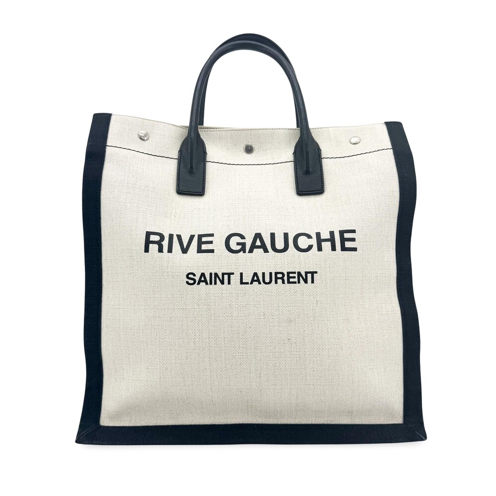 Saint Laurent Rive Gauche Shopper Canvas Tall